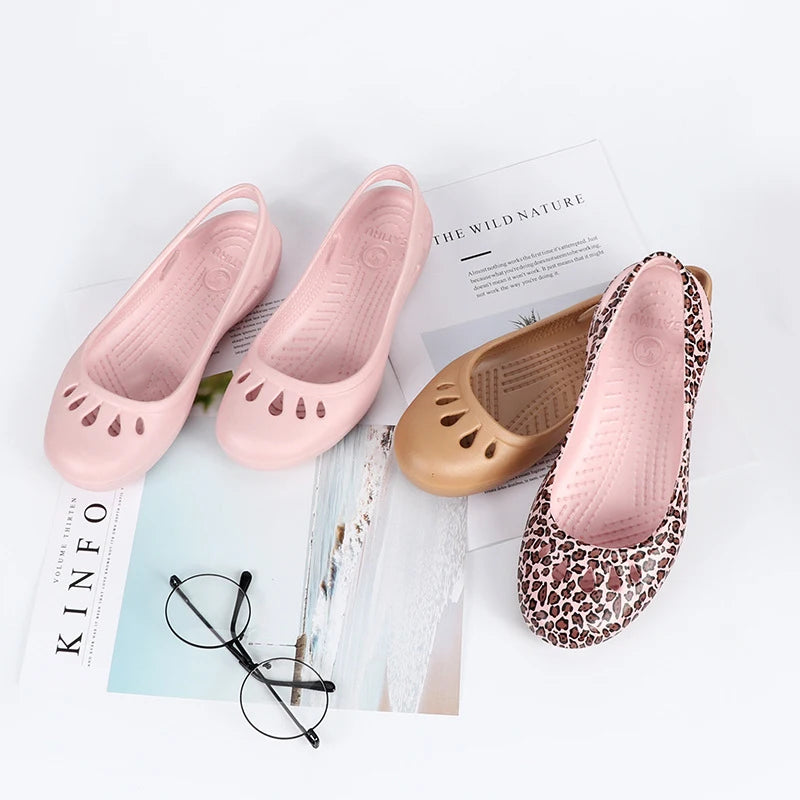 Croc Ballerina's | Anti-Slip, Orthopedisch & Comfortabel