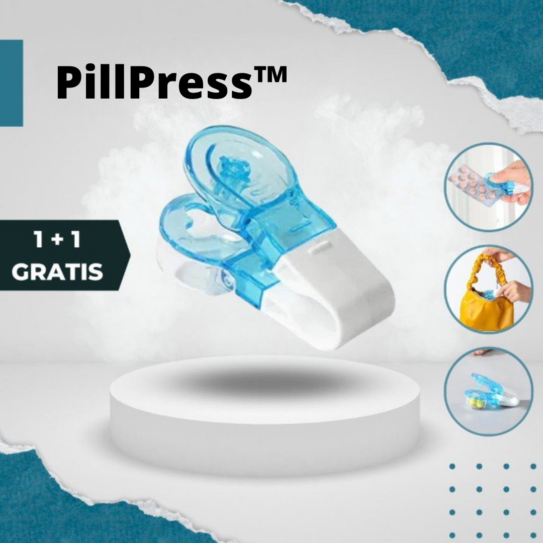 PillPress™ | Zonder Moeite Medicijnen Uit Strips Drukken  | 1+1 Gratis!