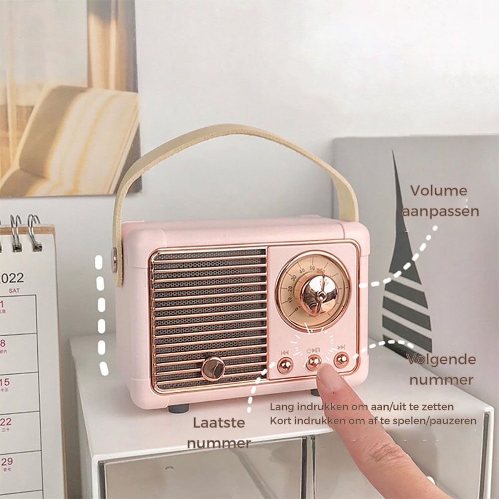 Retro Bluetooth Speaker™ | Nu met 45% KORTING